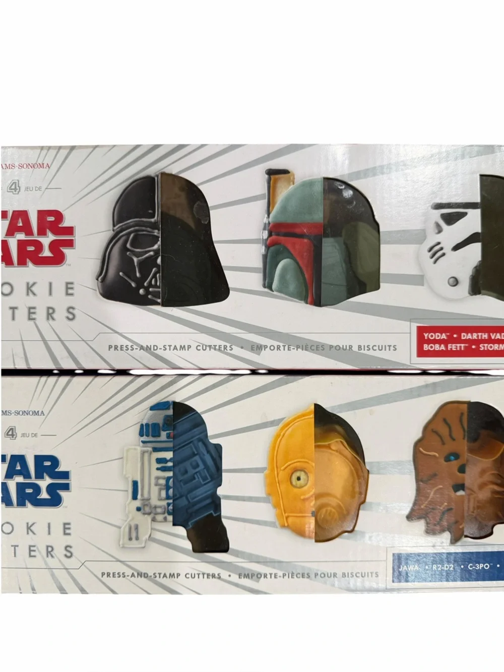 Williams Sonoma Star Wars Cookie Cutters